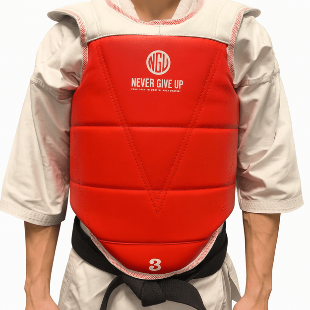 Kūno apsauga PRO (balta/raudona)