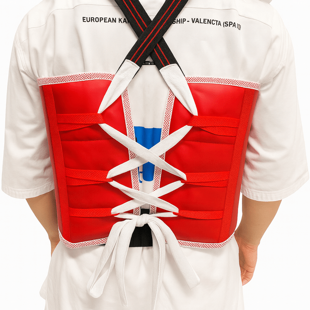 Kūno apsauga PRO (balta/raudona) 1